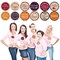 Big Dot of Happiness Friends Thanksgiving Feast - Friendsgiving Party Funny Name Tags - Party Badges Sticker Set of 12